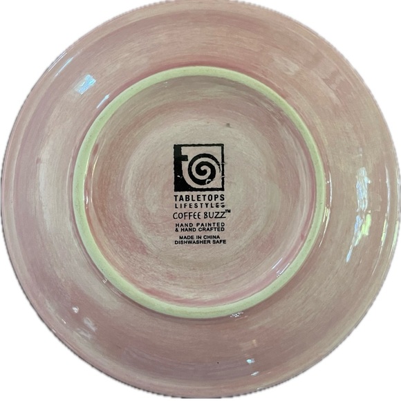 Espresso cups mugs tabletops lifestyle set of 4 four color designs - Picture 9 of 11